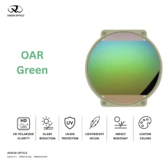 nylon polarized lens mirror coated green