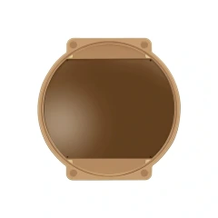 nylon polarized lens solid color brown tinted PAPXB1417