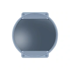 nylon polarized lens solid color gray tinted PAPXS1436