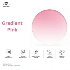 nylon sunglasses lens gradient color pink tinted