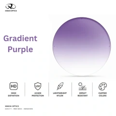 nylon sunglasses lens gradient color purple tinted