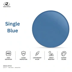 nylon sunglasses lens solid color blue tinted