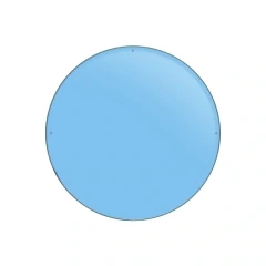 nylon sunglasses lens solid color blue tinted PAXU7001