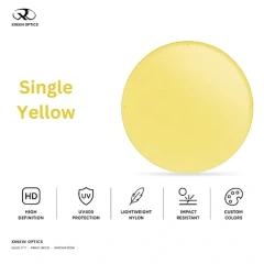 nylon sunglasses lens solid color orange tinted