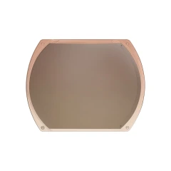 pc polarized lens solid color single brown tinted 2