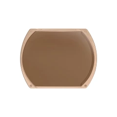 pc polarized lens solid color single brown tinted 3